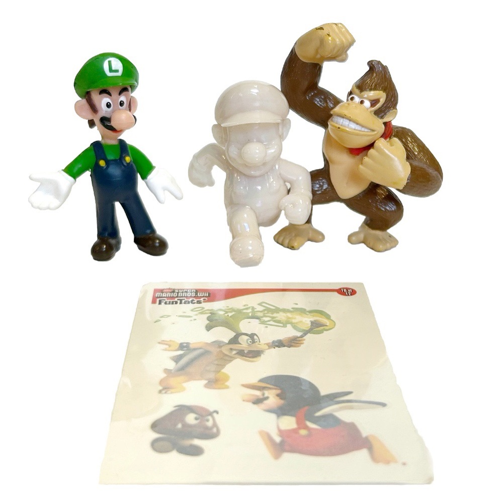 Super Mario Nintendo Y2K Figures Tattoos Luigi Donkey Kong Iggy Koopa Goomba